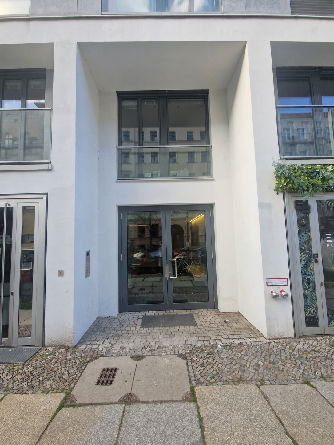 Hauseingang der Abholadresse in Berlin Mitte